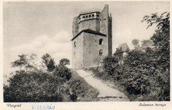 096 --- Post clean postcard to Visegrád (monostory photo)