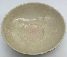 Antique old chinese rice bowl or teaware celadon celadon white glazed pot china japanese 19th century