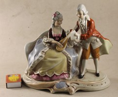 Német barokk porcelán zenészek 746