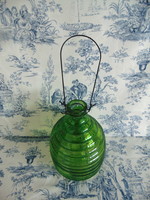 Only 1000 ft !!! Old green glass fly catcher