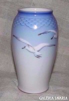 Sirály mintás  váza -  Copenhagen Bing & Grondahl porcelán
