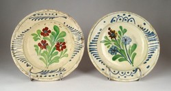 1G206 old Transylvanian Turda pot bowl pair 20 cm