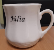 Hollóházi HASAS MUG, JULIA INSCRIPTION