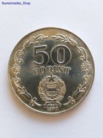 1970 Ezüst 50 Forint Tulipán motívummal. Ritka! (No: 21/07.)
