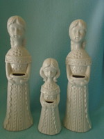 3 female figurines Scandinavian