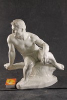 Grantner Jenő art deco porcelán szobor 843