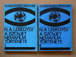 History of Soviet silent film i.-Ii., N.A.Lebegyev 1965, book in good condition (370 copies), rarity!