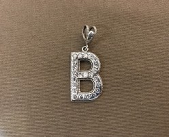 B betűs ezüst medál