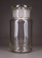 1G271 Régi dugós gyógyszertári tégely patika üveg 1400 ml