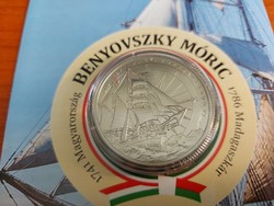 2021. évi - Benyovszky Móric 2000 forint BU UNC (prospektussal)