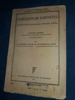 1943 Kereskedelmi Ismeretek Tankönyv belül vágatlan lapokkal  a képek szerint FRANKLIN