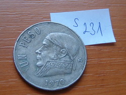 Mexico mexico 1 peso 1970 j. M. Morelos mexico mint, mexico city s231