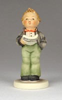 1G344 old hummel choir member porcelain little boy 8 cm