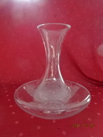 Gromorgon glass decanter, extra hollow, height 25 cm. He has! Jókai.