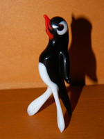 Színes üveg figura:Pingvin