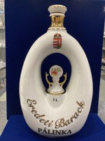Hollóházi porcelán Pálinkás butélia 3 l