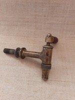 Old brass beer tap