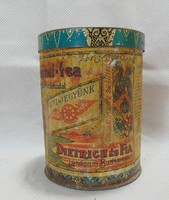 1930s trademark dietrich and son of imperial and royal court carrying tea tin box