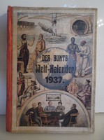 Book - 1937 - year - calendar - 23.5 x 16 cm - beautiful condition