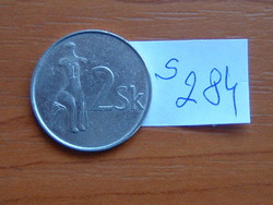 SZLOVÁKIA 2 KORONA 2001  Nikkellel borított acél S284