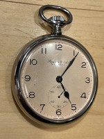 About 1 forint! Roamer steel pocket watch in collector condition!