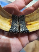 Antique silver bone bracelet for sale. Unfortunately it's wrong (tusk)