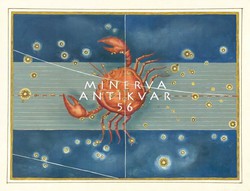 Cancer cancer constellation constellation zodiac horoscope zodiac reprint j.Bayer uranometry 1625