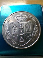 5 dollár Beckenbauer Niue 1988 -38,5 mm