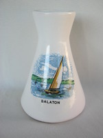 Retro ... A ceramic vase in Bodrogkeresztúr, a monument to Lake Balaton