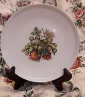Szőlős porcelán tányér 2.