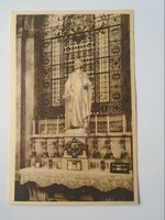 D185258 budapest, graceful-piarist grammar school -1932 statue of saint lászló