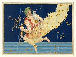 Auriga cart capella constellation sky map greek mythology reprint j.Bayer uranometry 1625