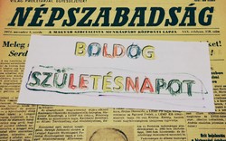1978 november 9  /  NÉPSZABADSÁG  /  Ajándékba :-) Eredeti újság Ssz.:  19918