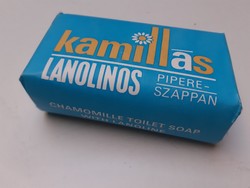 Retro CAOLA Kamillás lanolinos pipereszappan régi szappan