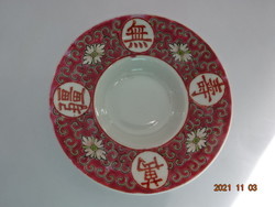 Kínai porcelán tálka, antik, átmérője 10,6 cm. Vanneki!