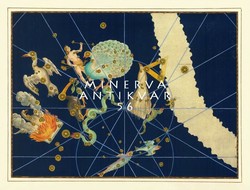 A legdélibb csillagképek páva főnix kaméleon daru paradicsommadár REPRINT J.Bayer Uranometria 1625