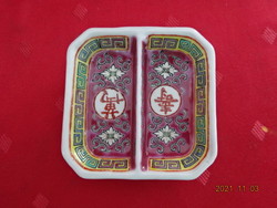 Kínai porcelán fűszertartó, antik, mérete 8 x 8,3 cm. Vanneki!