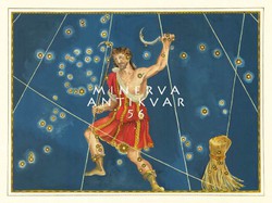 Boötes Ökörhajcsár Arcturus csillagkép csillagászat görög mitológia REPRINT J.Bayer Uranometria 1625