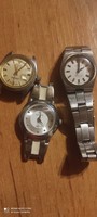 3 pcs defective mechanical and quartz women's watch