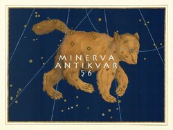 Ursa major Nagymedve Göncölszekér nagy göncöl csillagkép csillagászat REPRINT Bayer Uranometria 1625