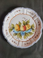 Vintage kézzel festett olasz bassnói majolika tányérok