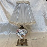 Rare antique zsolnay persian patterned table lamp