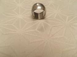 Ezüst vastag karika gyűrű