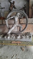 Ritka Szoci Gépgyári Ganz ipari Loft Emlék szobor gyűjteményből Industrial
