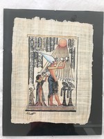Egyiptomi papirusz, vallási jelenet.