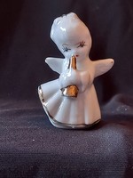 Karácsonyi dísz angyalka, porcelán figura