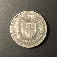 5 frank 1994 - Svájc