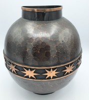 Lignifer copper bronze vase