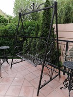 Fabulous wrought iron garden hammock