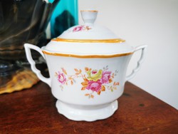 Antique zsolnay rose sugar bowl
